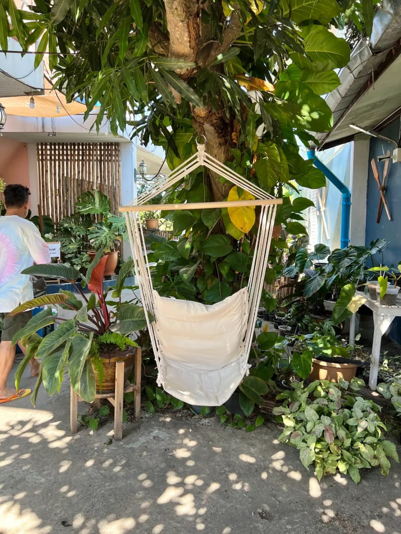 A swinging chair on Koh Larn in Pattaya, Thailand