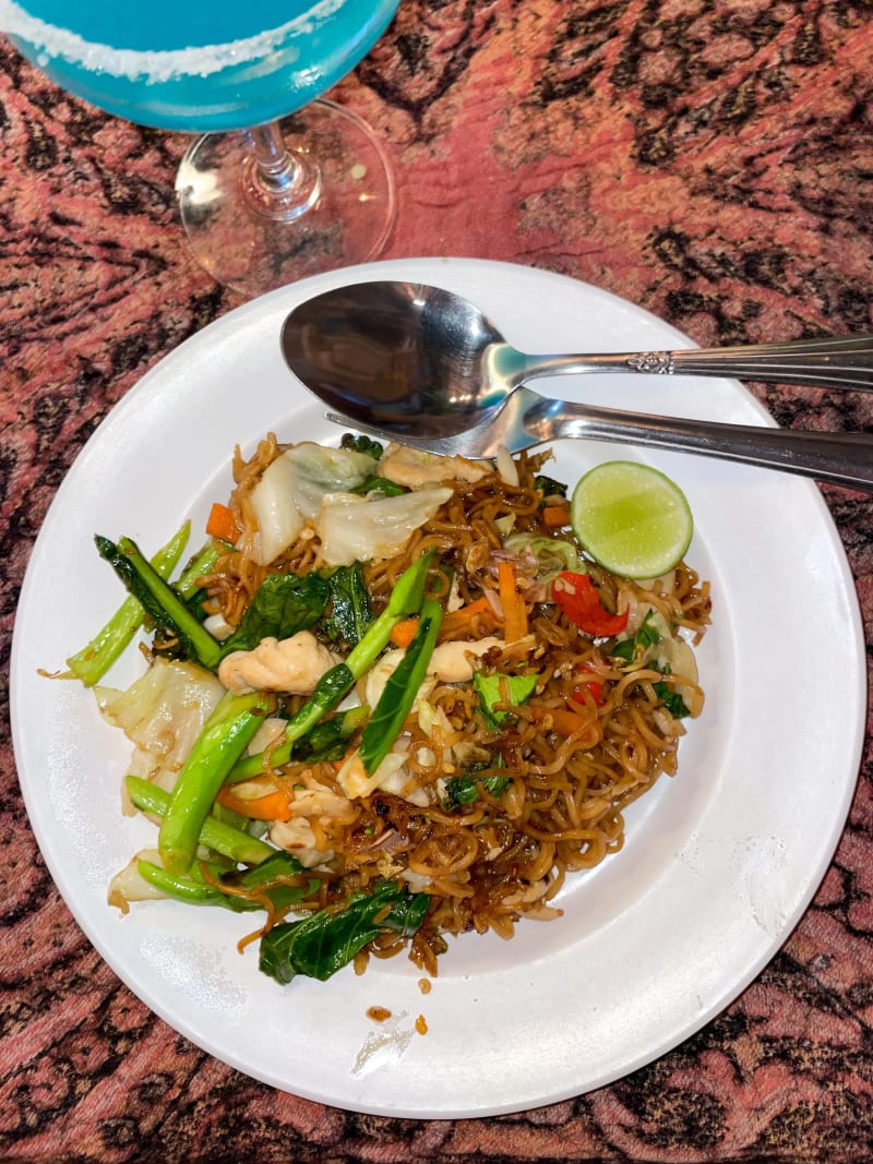 Bowl of Pad Thai in Thailand