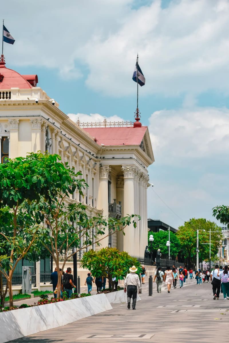 National Palace of El Salvador in Centro Historico of San Salvador City