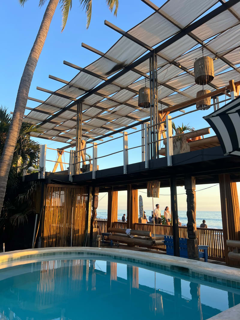 Villa property with a pool in El Sunzal, El Salvador