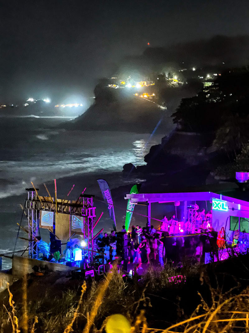 Beautiful coastline views of Surf City El Salvador