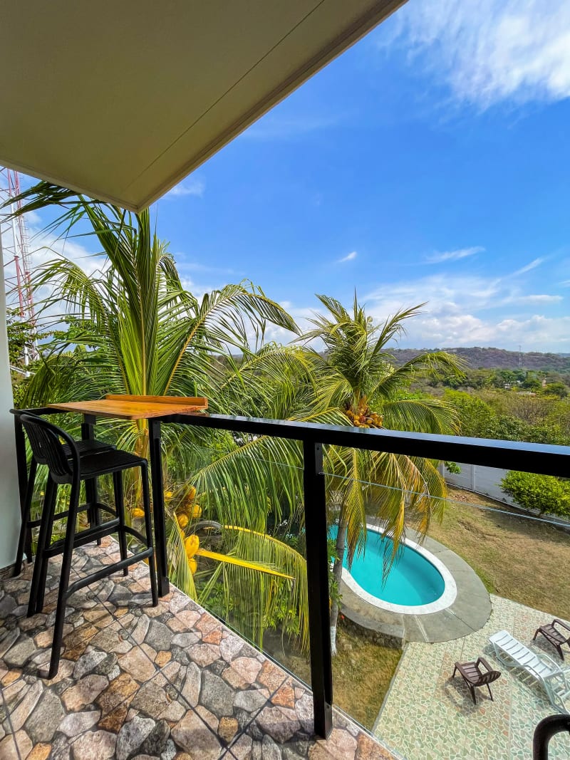 Villa property with a pool in El Sunzal, El Salvador