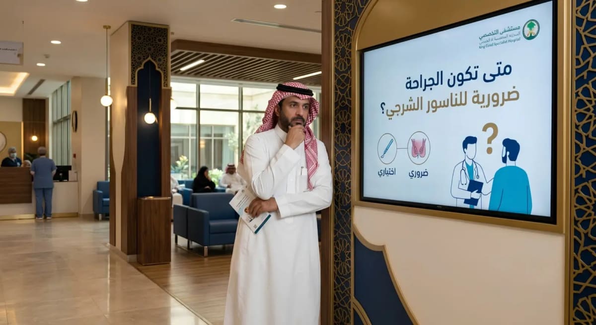 هل يمكن علاج الناسور الشرجي بدون جراحة؟ ومتى تصبح العملية ضرورية؟