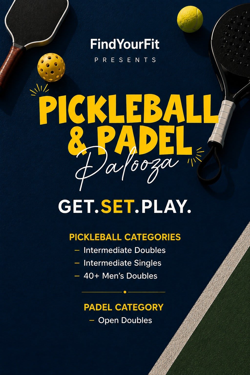 Jaipur: Pickleball & Padel Palooza, PlayPadel, Hotel Clarks Amer, jaipur