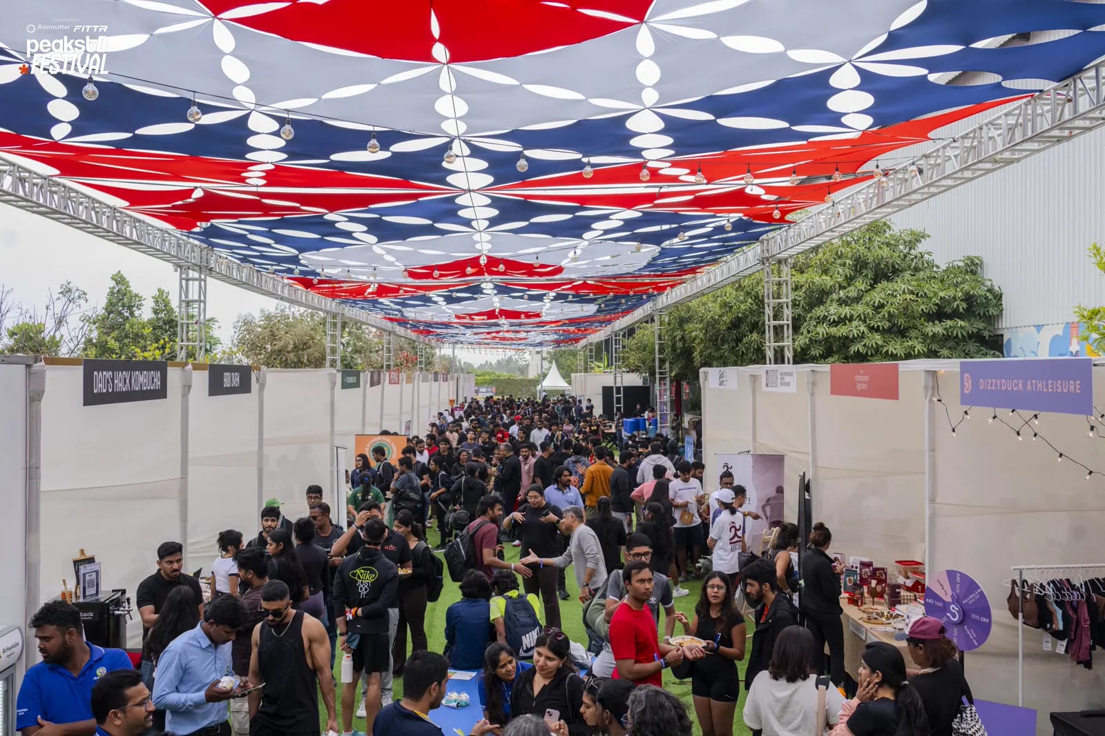 Crowds at The Wellness Carnival