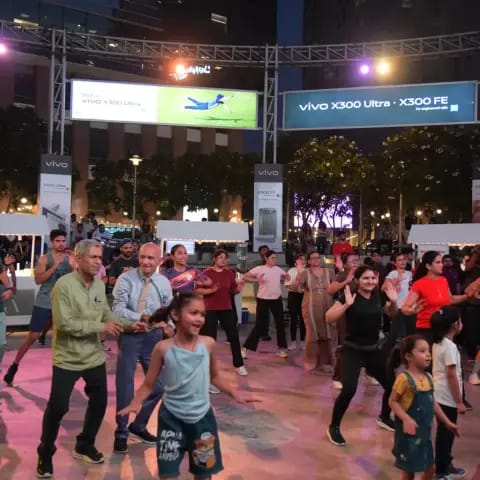The Wellness Carnival's dance fitness party in full swing