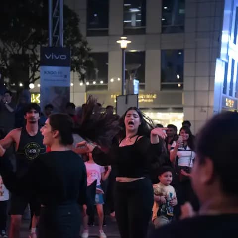 The Wellness Carnival's dance fitness party in full swing
