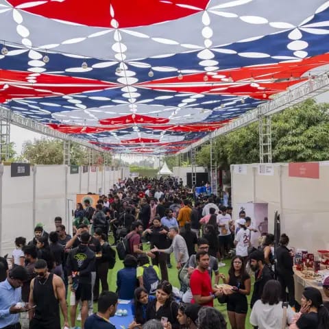 Crowds at The Wellness Carnival