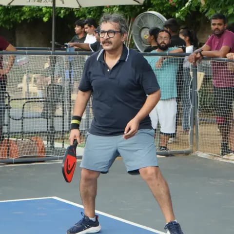 A FindYourFit pickleball match in play