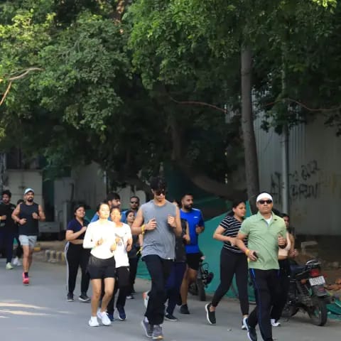 Movement and fitness activities at The Wellness Carnival