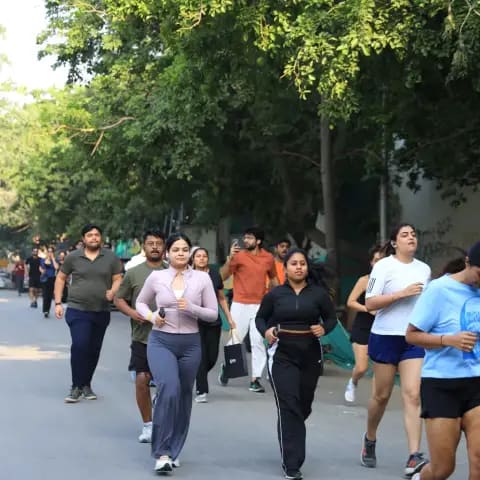 Movement and fitness activities at The Wellness Carnival