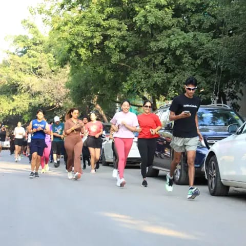 Community fitness in the park at The Wellness Carnival