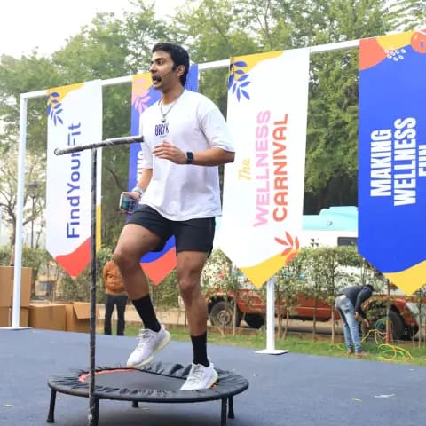 Community fitness in the park at The Wellness Carnival