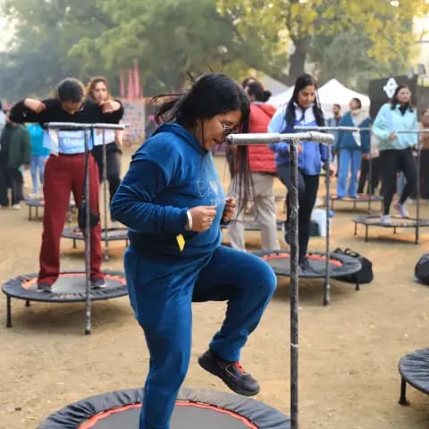 A group moment from The Wellness Carnival