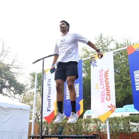 Community fitness in the park at The Wellness Carnival