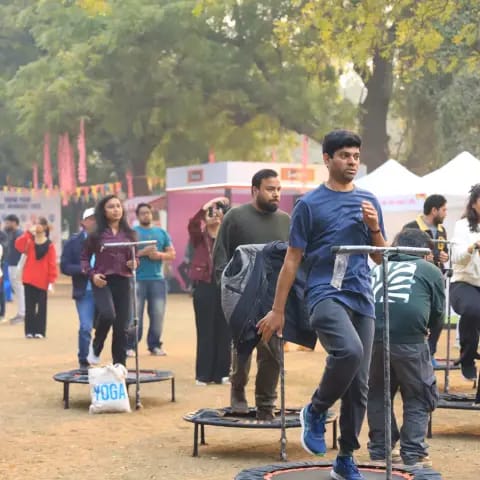 A group moment from The Wellness Carnival
