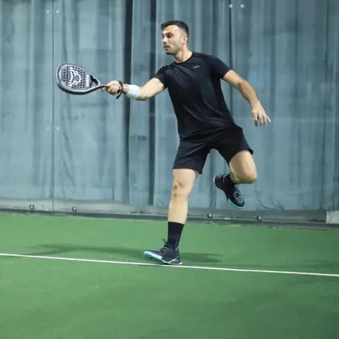 Padel action from a FindYourFit court night