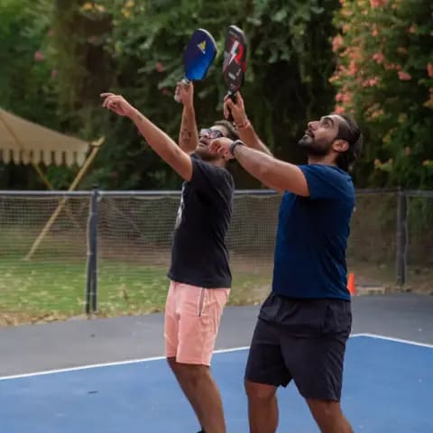 Padel action from a FindYourFit court night