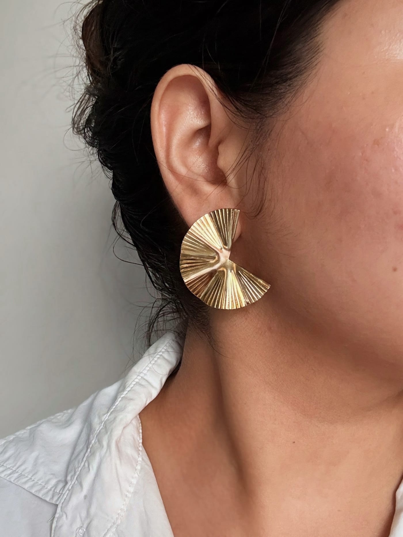 Aurelia — Regal Half-Moon Earrings