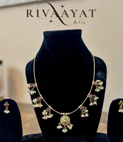 Suvarna Mala – Royal Heritage Temple Choker Necklace