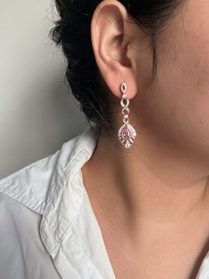 Charlotte (Blush Pink) – Royal Twisted Drops
