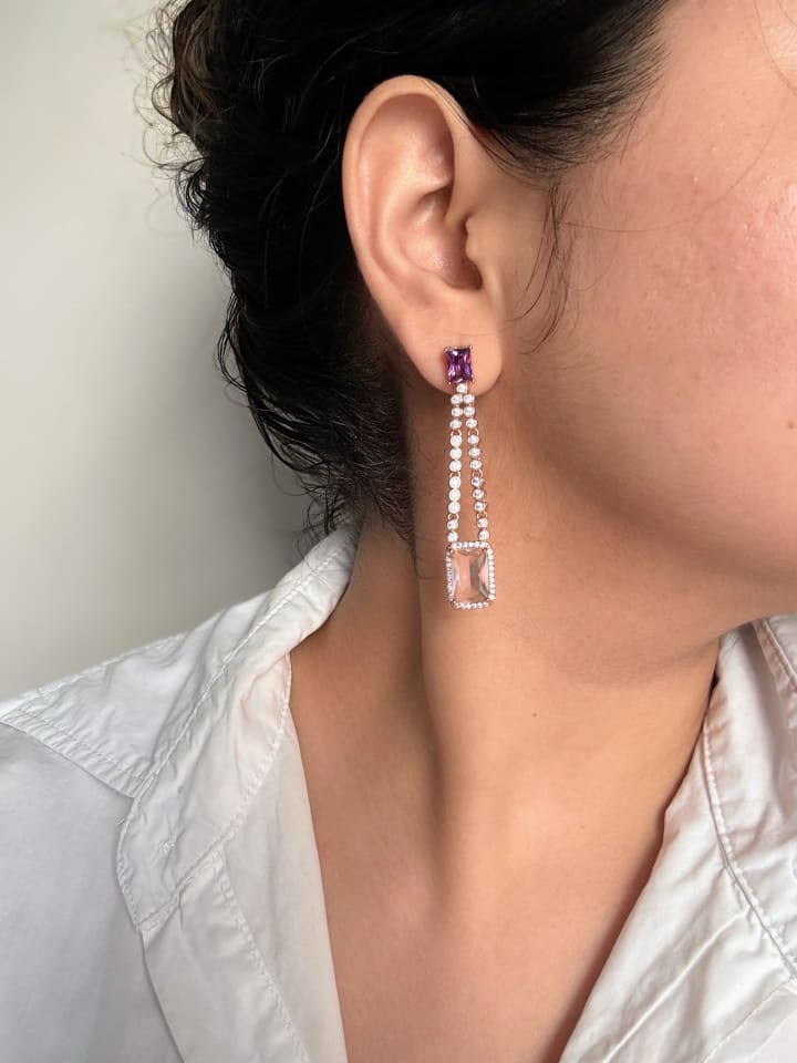 Elizabeth – Dual-Tone Strand Drops