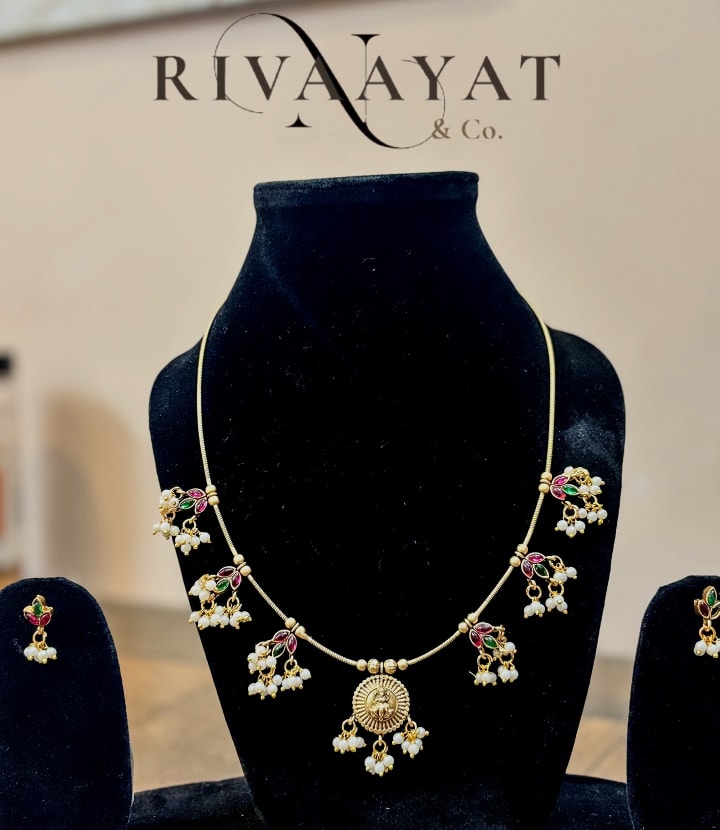 Suvarna Mala – Royal Heritage Temple Choker Necklace