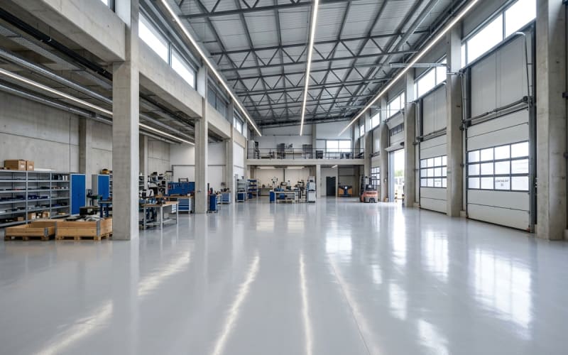 Hygienic cold storage facility and horticultural export packhouse with heavy-duty polyurethane resin screed flooring in Kenya