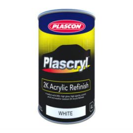 Kansai Plascon Plascon 2K Unicryl Acrylic Enamel paint container packaging