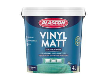 Kansai Plascon Plascon Ceiling White Emulsion paint container packaging