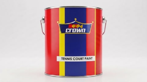 Crown Acrylic Tennis Court Paint — Crown Paints Kenya official pack container