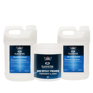 CP FLOORTEK Waterborne Epoxy Primer container packaging by Crown Paints Kenya