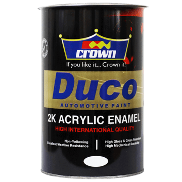 Crown Duco 2K Acrylic Enamel — Crown Paints Kenya official pack container