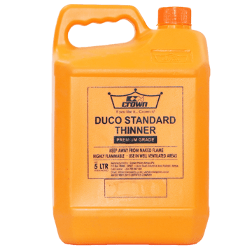 Duco Standard Thinner container packaging by Crown Paints Kenya
