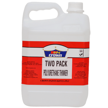 Crown Two Pack Polyurethane Thinner — Crown Paints Kenya official pack container