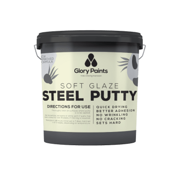 Glory Steel Putty genuine container packaging by Nasib Industrial Products Limited