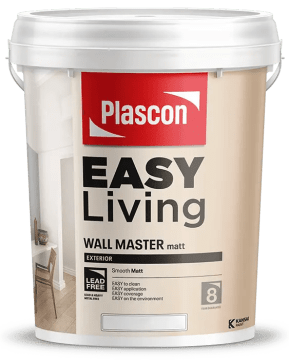 Kansai Plascon Plascon Easy Living Wall Master Matt paint container packaging