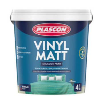 Kansai Plascon Plascon Matt Emulsion Aquashield paint container packaging