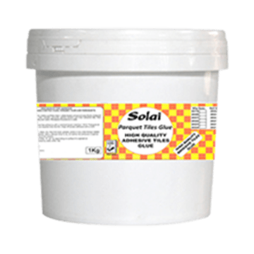Solai PVC Tiles Glue genuine container packaging by Solai Paints Ltd in Kenya