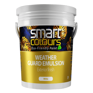 Solai Weather Guard Emulsion Paint genuine container packaging by Solai Paints Ltd in Kenya
