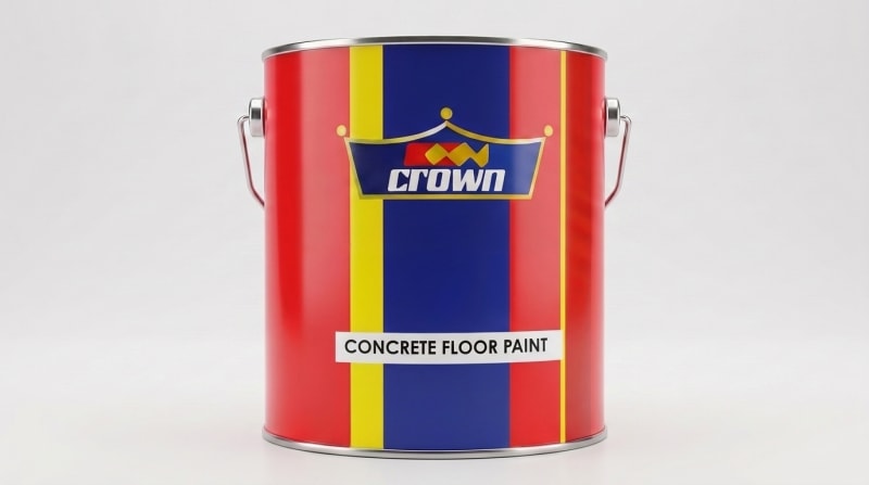 Crown Concrete Floor Paint — Crown Paints Kenya official pack container