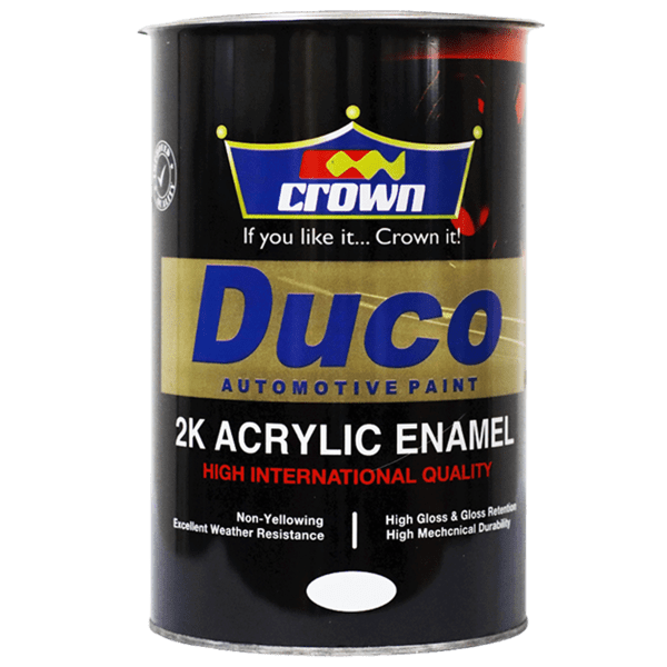 Crown Duco 2K Acrylic Enamel — Crown Paints Kenya official pack container
