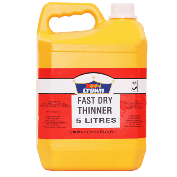Duco Fast Dry Thinner container packaging by Crown Paints Kenya