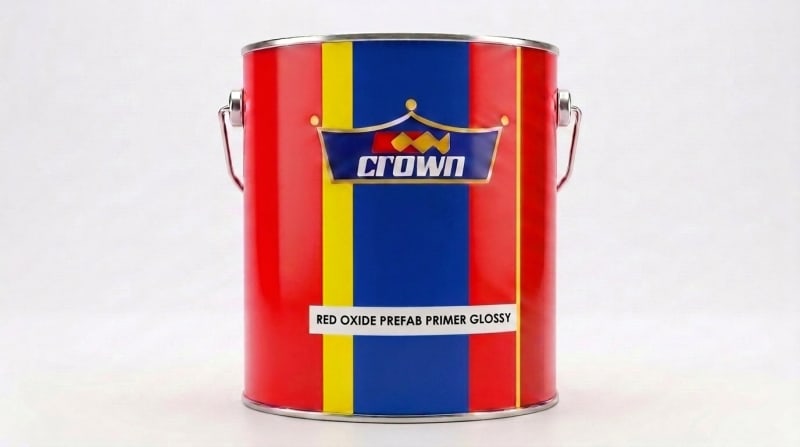 Crown Pre- fabrication Primer Red Oxide Glossy — Crown Paints Kenya official pack container