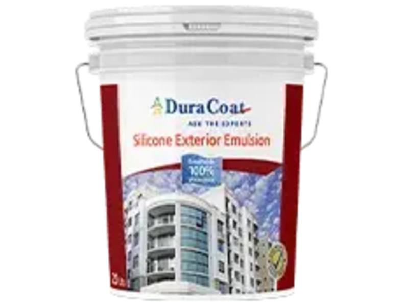 Duracoat Silicone Exterior Emulsion paint container