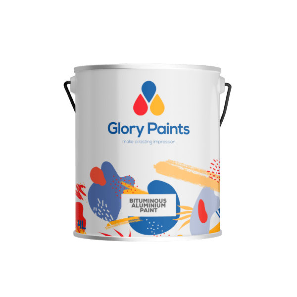 Glory Bituminous Aluminium Paint genuine container packaging by Nasib Industrial Products Limited