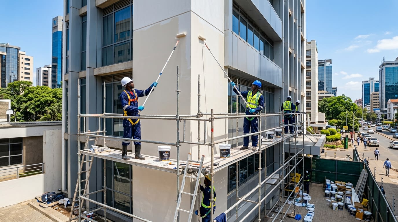 Heavy industrial protective coatings and mining plant maintenance in Katanga DRC