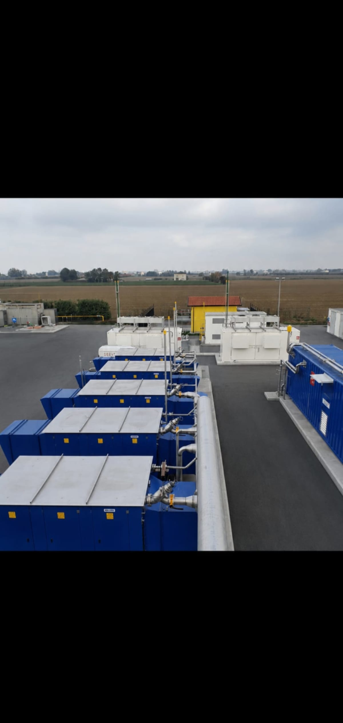 Sistema di purificazione biogas e compressione biometano in rete