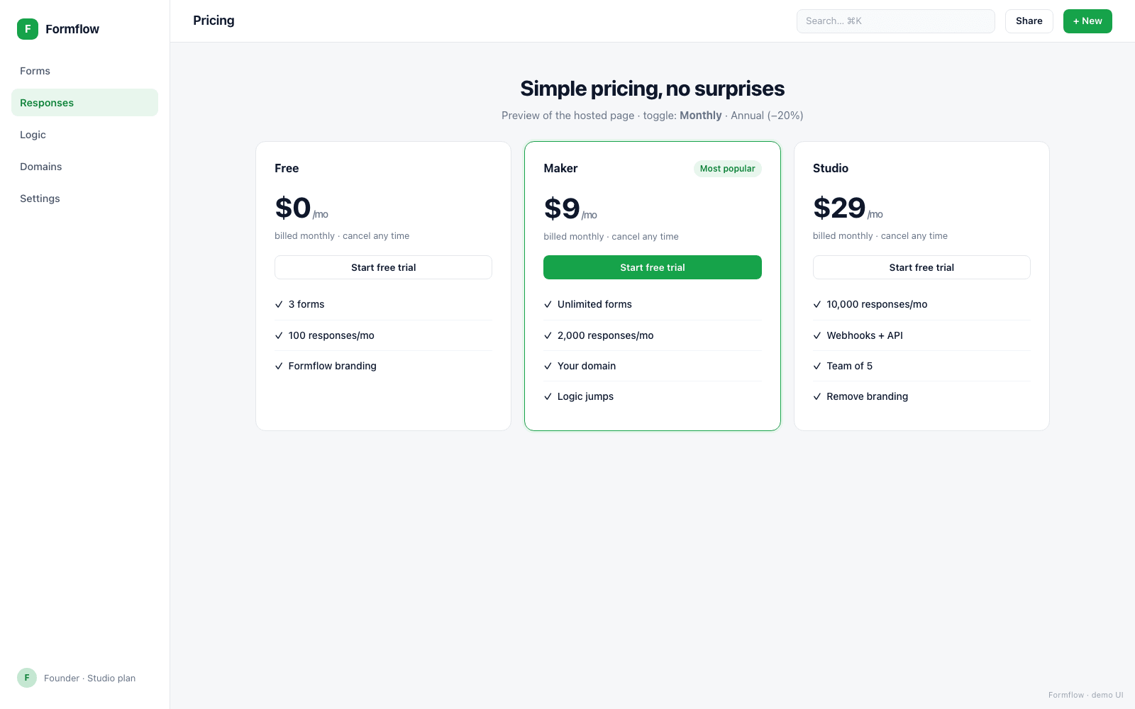 Formflow screenshot