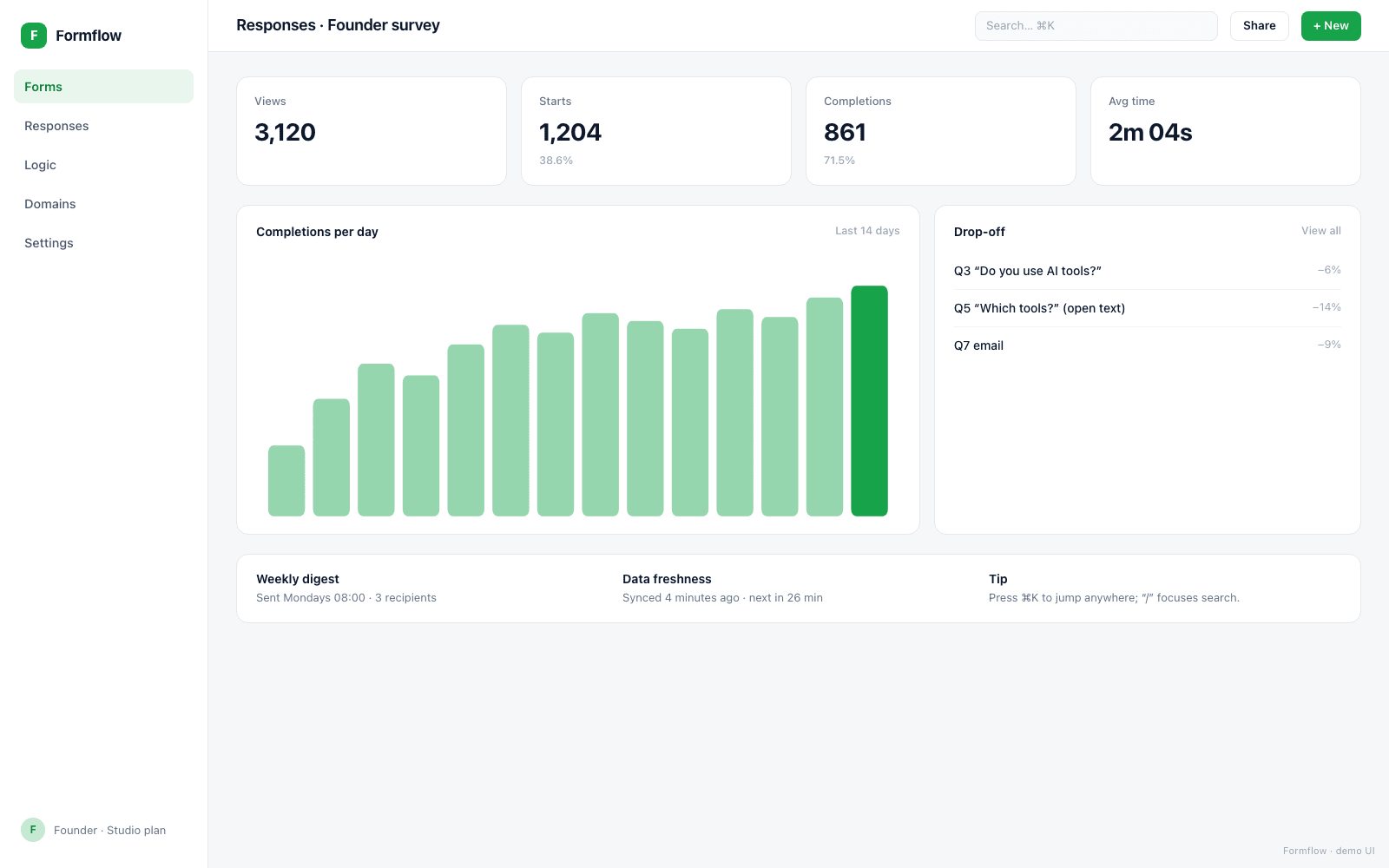 Formflow screenshot